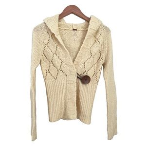 Free People Cardigan in Cream - Size S